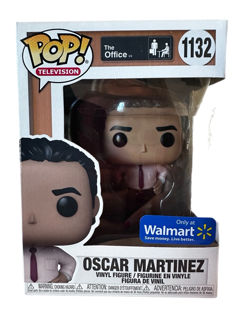Funko Pop! Television The Office Oscar Martinez #1132 Vinyl Figure - Pink Shirt